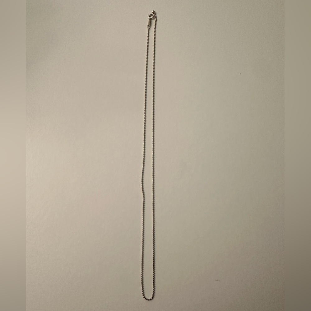 Tiffany & Co Silver Bead Chain